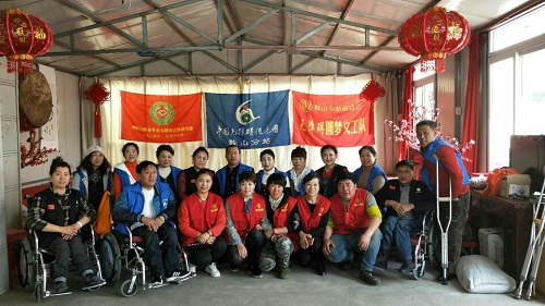 圖為全體慰問人員合影留念