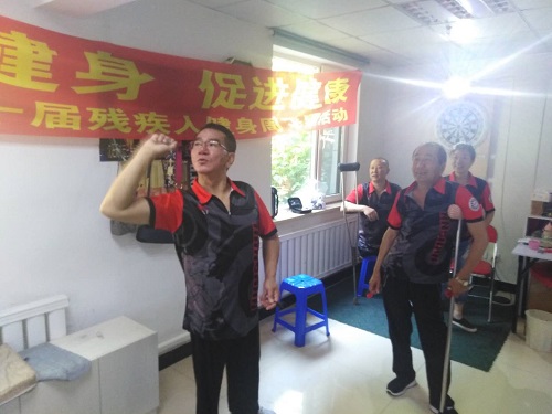 圖為飛鏢活動(dòng)現(xiàn)場(chǎng)