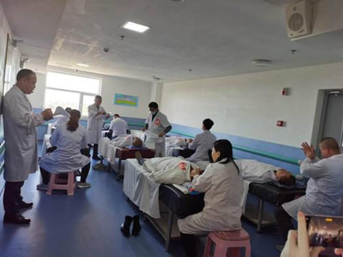 圖為比賽現(xiàn)場