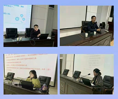 圖為業(yè)務骨干為學員授課