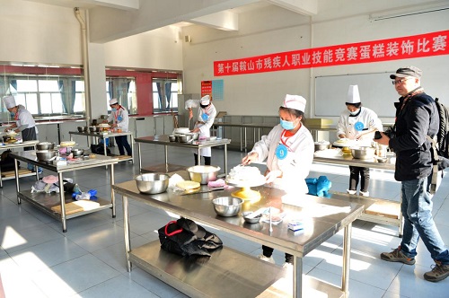 圖為比賽現(xiàn)場