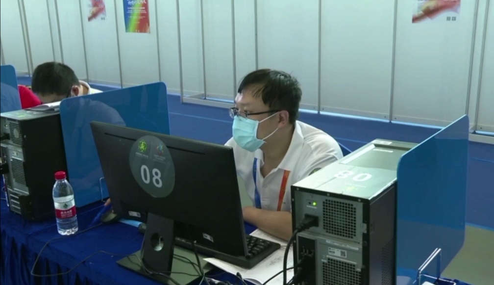 圖為我省崗位精英參賽選手孟慶泓