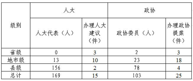附表 2022年度全省殘疾人參政議政情況